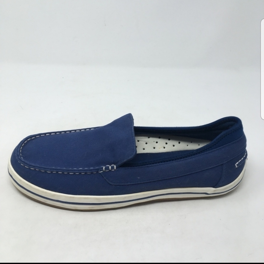 Lands End Blue Canvas Shoes 10D